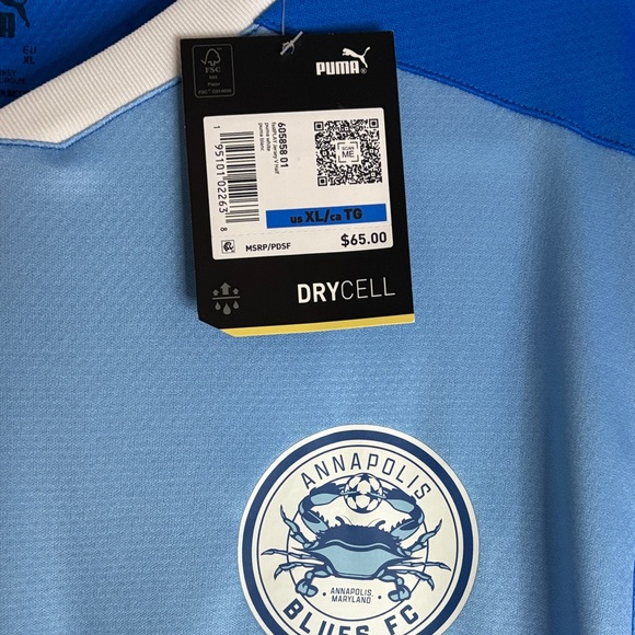 Annapolis Blues Forward Brewing Rise Up Edition Puma Men's Jersey - Picture 4 of 6